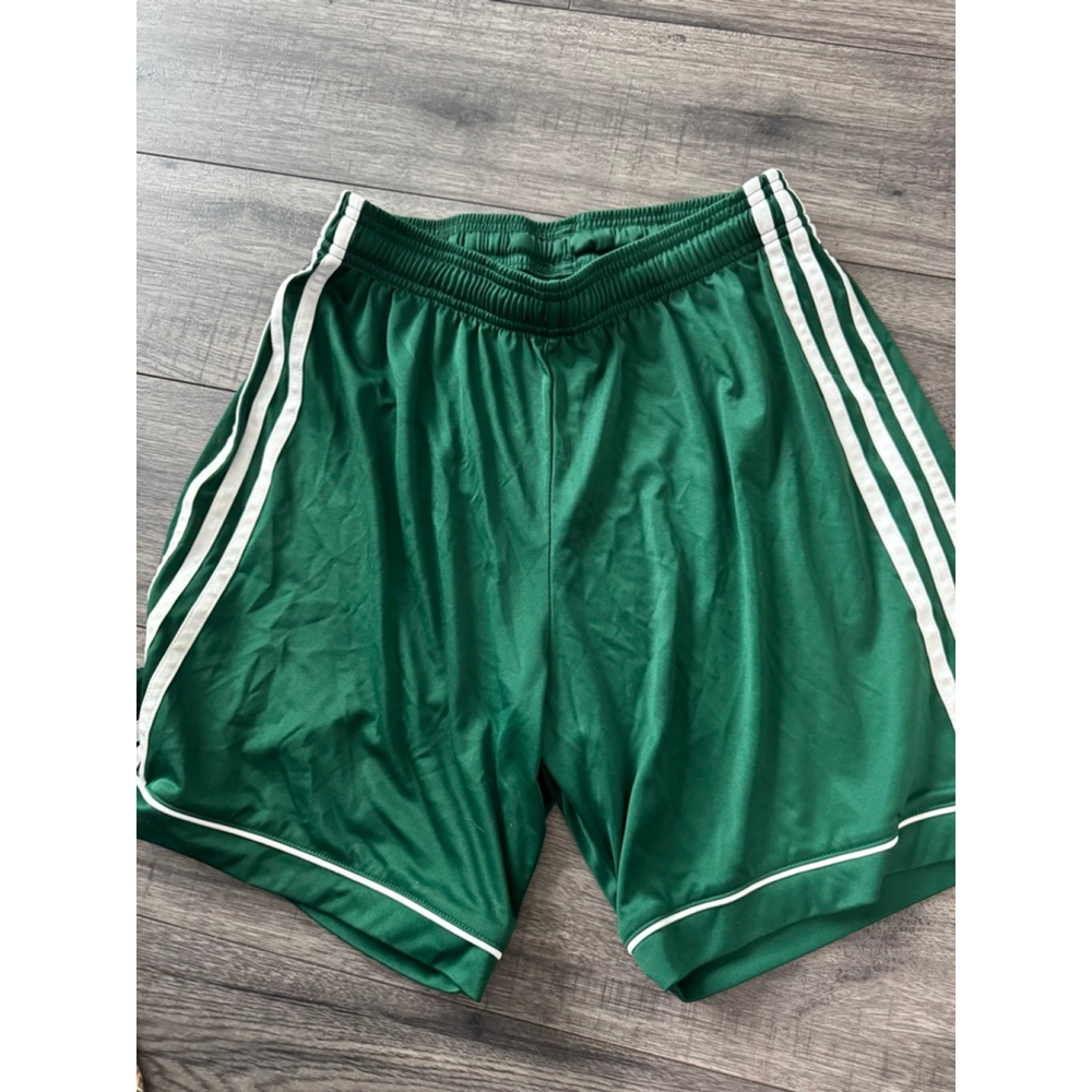 Adidas Kids Medium, Fits like Adult Small, Green Squad Shorts